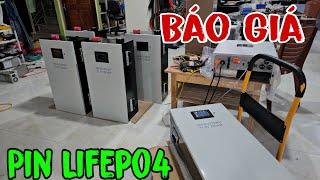 Báo Giá Pin Lưu Trữ Lifepo4 Tháng 12/2024