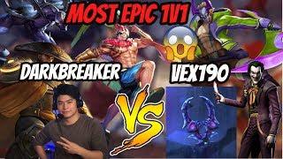 MOST EPIC 1v1 MATCH VS VEX190 | Who will win???! | Arena of Valor