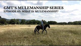 Mulemanship Series Episode 03:  “What is Mulemanship”