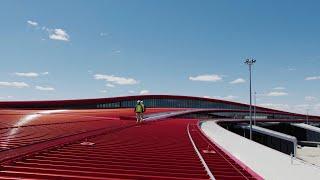 The award winning Terminal E at Boston Logan International Airport