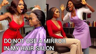 IF ONLY THEY KNEW WHY MIRRORS ARE NOT ALLOWED IN HER HAIR SALON  ..before using a mirror watch this