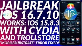 Jailbreak iOS 16.7.10 Rootful with Cydia & Trollstore | iOS 16.7.10 Jailbreak | Palera1n 16.7.10 JB