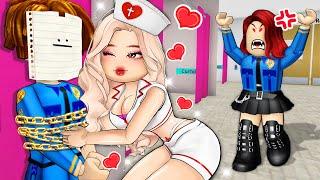 ROBLOX Brookhaven RP: CRAZY NURSE Has UGLY Police CHAINED | Gwen Gaming Roblox