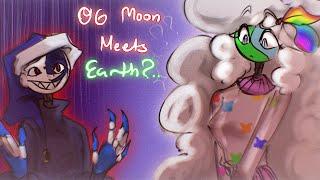 Earth meets the old moon @SunMoonShow @LunarandEarthShow // description //