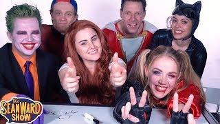 Blindfold Drawing Challenge!!! Spider-Man, Joker, Harley Quinn & more - The Sean Ward Show