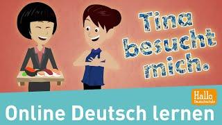 Learn German online / Tina visits me. / Vocabulary apartment / lesson 15