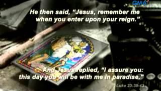 Station of the cross - The repentant thief (Tenth Station)