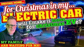 DRIVING HOME for CHRISTMAS in my ELECTRIC CAR... Will I make it back to my FAMILY for christmas EVe?