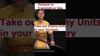 How to play VIETNAM in 5 seconds or less in civ 6! #shorts