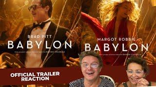 BABYLON (Official Trailer) The POPCORN JUNKIES Reaction