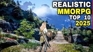 Top 10 Best REALISTIC MMORPG Games 2025 Mobile | NO ANIME MMORPG Games for Android 2025 & iOS