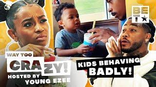 Young Ezee, Iyana Halley & Cozz Watch Hilarious Viral Clips of Kids Behaving Badly | Way Too Crazy