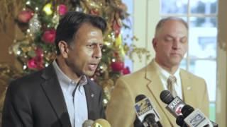 Gov. Bobby Jindal talks about his concern of Syrian refugees in the state