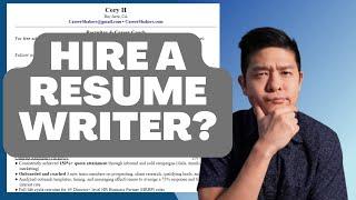 When to hire a professional resume writer - is a resume writer worth it?