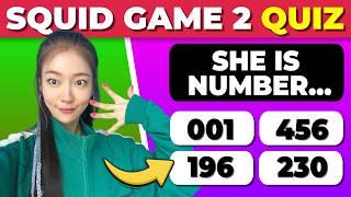 Squid Game 2 Trivia Quiz  | Guess Squid Game 2 Characters by Voice