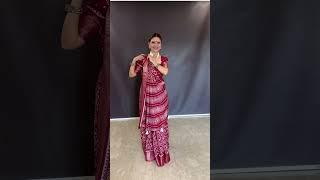 Cover your head neatly in seedha Pallu saree  saree from ​​⁠@kapdaamandishorts