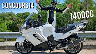 Kawasaki Concours 14 Test Ride & Review! Biggest Bike I’ve Ever Been On!