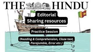 05 November | The Hindu Editorial Practice Exercise | Sharing resources