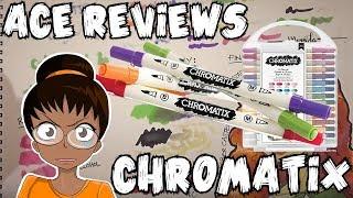 AceLayer Reveiws ALCOHOL BRUSH MARKERS ft. American Crafter Chromatix and Merida