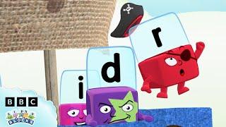 ‍️ Pirate Fun with Alphablock R! | Letter of the Week | Learn to Spell | @officialalphablocks