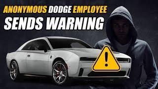 SECRET DODGE EMPLOYEE SENDS WARNING ABOUT CHARGER DAYTONA DELIVERIES