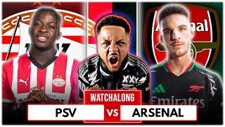 PSV 1-7 Arsenal | UEFA Champions League Round Of 16 1st Leg | Watchalong W/ Troopz