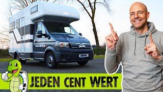 Einer der BEZAHLBARSTEN Premium-Camper mit Einzelbetten im ALKOVEN | ROBEL MOBIL MAN TGE (K 630 HLB)