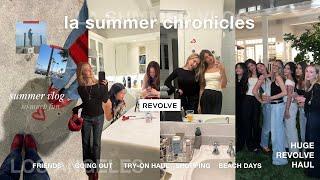 summer in LA (vlog) | huge REVOLVE try-on haul, going out & friends