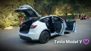 Tesla Model Y, Walkaround and Driving Experience (Long Range | White Paint | Black Interior)