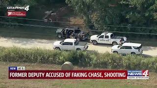 Former deputy accused of faking chase, shooting