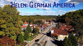 Helen: German American town in Georgia (Oktoberfest in USA) - 4K (Октоберфест 2023 в США)