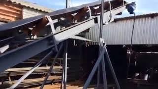 Ленточный желобчатый конвейер (изготовление)