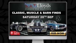 Lloyds Auctions Classic, Muscle and Barn Finds Live Auction Event