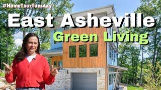 Tour this gorgeous energy efficient home in the heart of Asheville NC