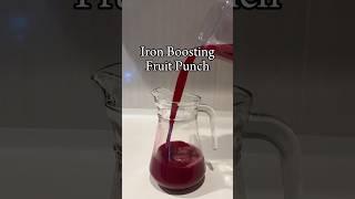 Iron Boosting Fruit Punch  #smoothierecipes #recipe