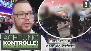 Stark alkoholisiert und aggressiv! Einsatz auf dem Plärrer in Augsburg | Achtung Kontrolle