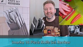 FULL KNIFE KIT - Imarku 16 Piece Knife Set Review