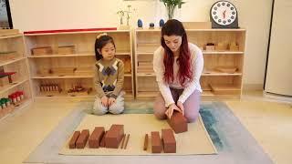 Montessori Sensorial: The Brown Stair