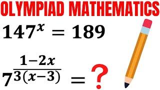 Math Olympiad Question | Nice Algebra Problem | Math Olympiad Preparation
