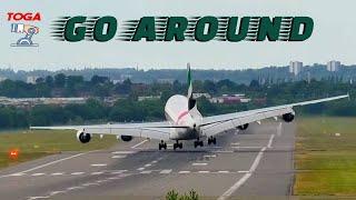 Emirates A380 ️FLOATING GO AROUND Birmingham Airport BHX