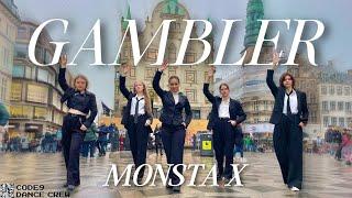 [KPOP IN PUBLIC] Gambler - MonstaX Dance Cover from Denmark [ONETAKE] | CODE9 DANCE CREW