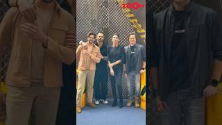 Sidharth Malhotra, Shilpa Shetty, Vivek & Rohit Shetty pose at Indian Police Force launch  #shorts