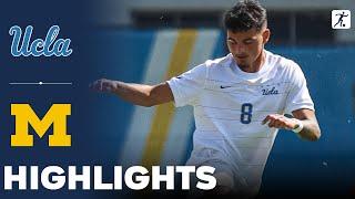 UCLA vs Michigan | NCAA College Soccer | Highlights - September 21, 2024