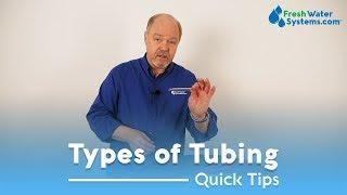 Types of Plastic Water Pipes and Tubing