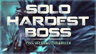 LOST ARK - HARDEST BOSS 1385 Velganus Guardian Raid - Solo Sharpshooter POV