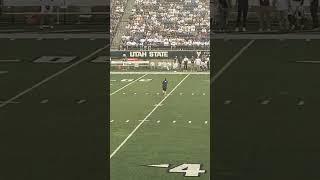 Kid hits the griddy and the SIUU at USU v. ISU football game