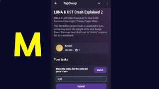 LUNA & UST Crash Explained 2 | Tapswap Code