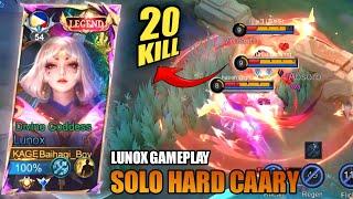 I MEET EXP AND GOLD LANE POKE!! LUNOX SOLO RANK HARD CARRY GAMEPLAY