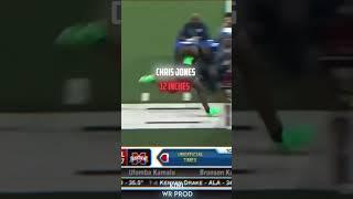 Chris Jones 40 yard dash #shorts #nfl #god1