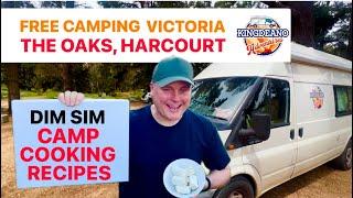 Dim Sim Camp Cooking Meals / Dim Sim Burger / Dim Sim Wrap / Free Camping Victoria / Easy Camp Meals